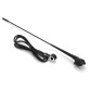 AMIO AUTÓANTENNA 40CM 5MM ADAPTER 2,3M 