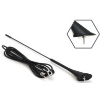 AMIO AUTÓANTENNA 40CM  5MM-ES ADAPTER 3MANTENNA