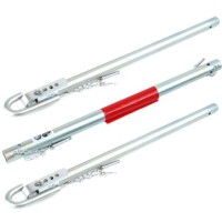 AMIO FÉM VONTATÓ RÚD 2T  3 SZEGMENS RUGÓVAL 180CM, TUV, CE