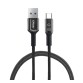 AMIO TÖLTŐKÁBEL USB+MICROUSB 100CM