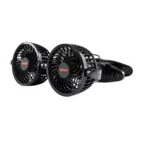 AMIO DUPLA AUTÓVENTILÁTOR 4" 12V KLIPSZES