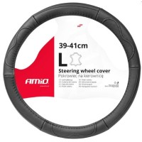 AMIO KORMÁNY VÉDŐ MODERN TERMÉSZETES BŐR L 39-41CM