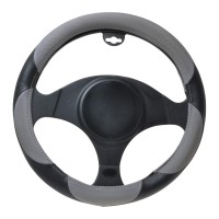 KORMÁNYVÉDŐ SZÜRKE+FEKETE 37-39CM