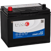 DYNAC AGM 75AH/720 A BAL, NORMAL P.  260*172*22064 - 79 AH