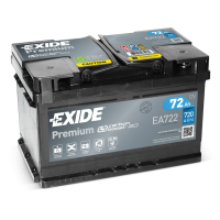  Exide Premium EA722 72Ah jobb 