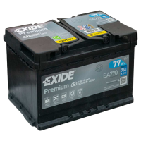  Exide Premium 77Ah Jobb+ (EA770) 