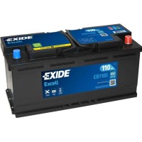 Exide Excell 110Ah 820A jobb+ (EB1100) - www.parts-zone.hu Exide Excell 110Ah 820A jobb+ (EB1100)88 - 110 AH