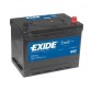 Exide Excell EB704 70Ah 540A jobb+ Ázsia (EB704) 