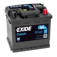 Exide Classic akkumulátor 12V 44Ah 360A JOBB+ - www.parts-zone.hu Exide Classic akkumulátor 12V 44Ah 360A JOBB+44 - 52 AH