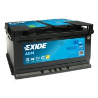 Exide Start-Stop AGM akkumulátor 12V 82Ah 800A JOBB+ 