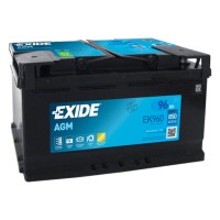 Exide Start-Stop AGM akkumulátor 12V 96Ah 850A JOBB+