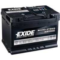 EXIDE 12V 80AH START-STOP AKKUMULÁTOR EFB JOBB+ EL800 - www.parts-zone.hu EXIDE 12V 80AH START-STOP AKKUMULÁTOR EFB JOBB+ EL80080 - 87 AH