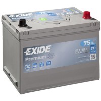 Exide Premium 75Ah 630A jobb+ Ázsia (EA754) - www.parts-zone.hu Exide Premium 75Ah 630A jobb+ Ázsia (EA754)64 - 79 AH