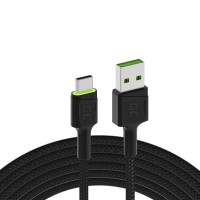 GREEN CELL TÖLTÖKÁBEL USB - USB-C 120CMTELEFONTARTÓK ÉS KÁBELEK