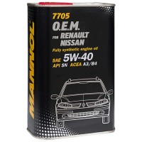 MANNOL OEM FOR RENAULT NISSAN 5W-40 FÉM DOBOZOS 1 LITER5W-40