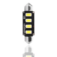 blister 1xL335 LED - C5W 42mm 4xSMD5730 12V CANBUS WhiteLED IZZÓ