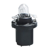 IZZÓ 1,2W 12V(BAX 10D) FEKETE FOGLALATHALOGÉN IZZÓ