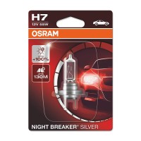 OSRAM NIGHT BREAKER SILVER H7 +100% Bliszter