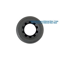 Socket for calipers, 3/8, 9 mm x 10 pt,