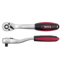 Hajtószár racsnis 3/8 col/72T hajlított YATO