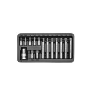 Torx bit készlet 15 részes 1/2 col: T20-T55 YATO - www.parts-zone.hu Torx bit készlet 15 részes 1/2 col: T20-T55 YATOTORX KULCSOK