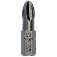 Yato csavarhúzó bitfej, philips, 1/4"x25 mm, PH3, 10 db - www.parts-zone.hu Yato csavarhúzó bitfej, philips, 1/4"x25 mm, PH3, 10 dbBITHEGY-TARTÓ