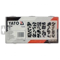 Íves retesz készlet 80 db YATO