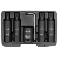 Bit dugókulcs készlet gépi Spline 6 részes M12-M18 YATO - www.parts-zone.hu Bit dugókulcs készlet gépi Spline 6 részes M12-M18 YATODUGÓKULCSOK