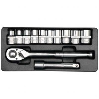 Yato dugókulcs készlet, 1/2", 12 darabos, 250mm, CrV - www.parts-zone.hu Yato dugókulcs készlet, 1/2", 12 darabos, 250mm, CrVDUGÓKULCSOK