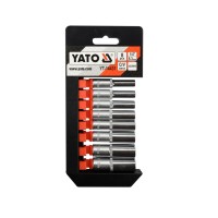 Yato dugókulcs készlet, 1/4", 8 darabos, CrV - www.parts-zone.hu Yato dugókulcs készlet, 1/4", 8 darabos, CrVDUGÓKULCSOK