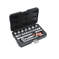 Dugókulcs készlet 22 részes 3/8 col: 6-22 mm YATO