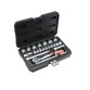 Dugókulcs készlet 22 részes 3/8 col: 6-22 mm YATO