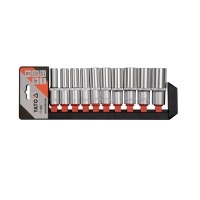 Dugókulcs készlet 10 részes 1/2 col: 10-24 mm profi CrV YATO