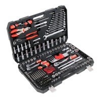 Dugókulcs készlet 225 részes, 1/2 col: 10-32 mm 3/8 col: 10-19 mm 1/4 col: 3,5-14 mm YATODUGÓKULCSOK