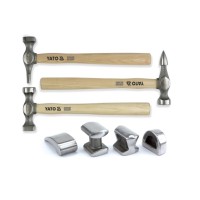 Yato Bádogos kalapács és idom készlet 3db - www.parts-zone.hu Yato Bádogos kalapács és idom készlet 3db