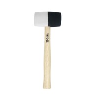 Gumikalapács kétszínű (fekete-fehér) 72 mm/980 g YATO