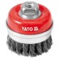 Fazékkefe 75mm M14 sodrott YATO