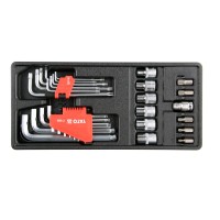 Imbusz készlet 31 részes (fiókbetét) YATO