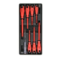 Csavarhúzó készlet 8 részes 1000V szigetelt (fiókbetét) YATO