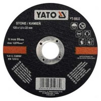 Vágókorong kőre 125x1.5x22 YATO - www.parts-zone.hu Vágókorong kőre 125x1.5x22 YATO