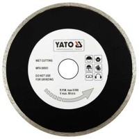 Gyémánt vágótárcsa 200mmx25,4 folytonos (porcelán)YATO