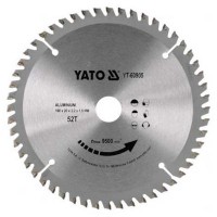 Fűrésztárcsa Alumíniumhoz 160x52Tx20 mm YATO